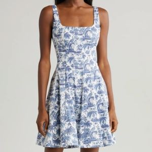 Staud Wells Dot Mini Dress